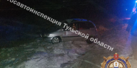 В Чернском районе Hyundai вылетел на встречку и съехал в кювет - Myslo.Ru