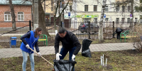 Алексей Эрк, депутаты и сотрудники аппарата Тульской городской Думы приняли участие в субботнике - ИА Тульская пресса.Ru