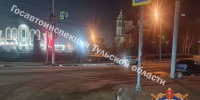 В Туле на Октябрьской пьяный велосипедист угодил под колеса на пешеходном переходе - ГТРК