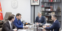 Дмитрий Миляев встретился с руководителем компании «Фабрикс» - Правительство области