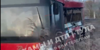 На Алексинском шоссе в Туле автобус столкнулся с тепловозом - ИА Тульская служба новостей