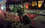 ДТП с тепловозом в Туле: у автобуса внезапно заклинило тормоза на путях