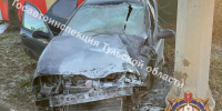 На Воронежском шоссе в Ефремове водитель не справился с управлением и улетел в кювет - ГТРК