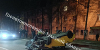 ДТП с «перевёртышем» спровоцировал «Хавал» на улице Металлургов в Туле - Молодой коммунар