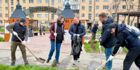 В Тульском сквере Мариуполя навели порядок - ИА Тульская пресса.Ru