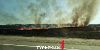 Стало известно, сколько раз в Тульской области горела сухая трава - ТК Первый Тульский