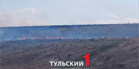 В Туле в микрорайоне Левобережный горит поле - ТК Первый Тульский