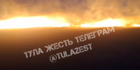 На полях в Щекинском и Киреевском районах Тульской области загорелась сухая трава - ИА Тульская служба новостей