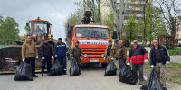 Тульские строители провели субботник в Мариуполе - Министерство строительства и ЖКХ