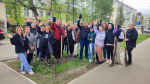 Большая команда стройкомплекса на субботнике