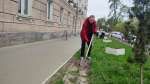 Большая команда стройкомплекса на субботнике