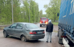 На проспекте Ленина в Туле загорелся легковой автомобиль