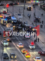 В массовом ДТП у Педуниверситета в Туле погибла женщина