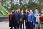 В Киреевском районе Знамя Победы развернули на Кургане Бессмертия