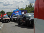 Организованный «Единой Россией» автопробег сегодня встретили туляки