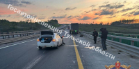 Водитель Nissan устроил ДТП на трассе М-4 в Тульской области и попал в больницу - ИА Тульская служба новостей