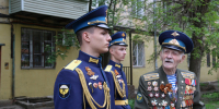 В Туле провели парад у дома ветерана Великой Отечественной войны Ивана Федосеева - ИА Тульская служба новостей