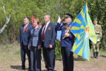 В Заокском районе открыли памятный знак экипажу советского самолета Су-2