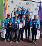 Сборные Тульской области завоевали золото и серебро на чемпионате ЦФО по городошному спорту