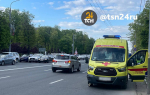 На проспекте Ленина в Туле столкнулись машина скорой помощи и легковушка