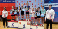 Спортсменки «Олимпа» – бронзовые призеры Всероссийских соревнований по бадминтону - Управление физкультуры и спорта
