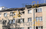 Появились фото дома, пострадавшего от атаки беспилотников в Туле: разрушена стена и часть кровли