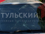 Повреждены дома и автомобили: кадры с места падения обломков БПЛА в Туле
