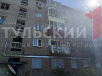 Повреждены дома и автомобили: кадры с места падения обломков БПЛА в Туле