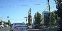На пр. Ленина учебный автомобиль нарушил ПДД - Myslo.Ru