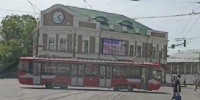 Трамвай сошел с рельсов на улице Советской в Туле - ТК Первый Тульский