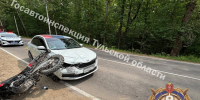 Мотоциклист попал в больницу после ДТП в Алексине Тульской области - Комсомольская Правда