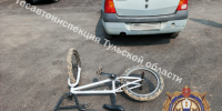 Под Тулой водитель «Логана» сдавал назад и сбил велосипедиста - ИА Тульская пресса.Ru