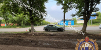 В Новомосковске автоледи влетела в столб - ИА Тульская пресса.Ru