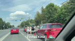 В Туле на проспекте Ленина произошло тройное ДТП