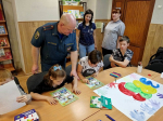 В пришкольном лагере города Донского спасатели провели день с детьми