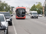 Новый низкопольный троллейбус вывели на тестовую обкатку в Туле