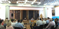 Начальник отдела Госавтоинспекции по городу Туле провел беседу с трудовым коллективом одного из предприятий Тулы - ГИБДД