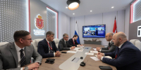 Дмитрий Миляев провел рабочую встречу с чрезвычайным послом Республики Беларусь в РФ Андреем Рогожником - ИА Тульская пресса.Ru