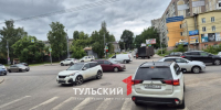 На пересечении улицы Рязанской и Городского переулка в Туле произошло ДТП - ТК Первый Тульский