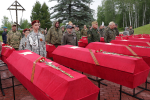 В Белевском районе состоялось перезахоронение останков 117 бойцов Красной Армии