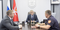 Дмитрию Миляеву представили нового руководителя Управления Росгвардии по Тульской области - Правительство области
