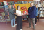 Наш однопартиец Александр Иванков передал в библиотеку Одоевского района книгу, посвященную 80-летию Победы