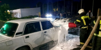 В Плавском районе загорелся легковой автомобиль - ТК Первый Тульский
