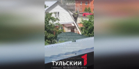 В Туле в микрорайоне Мясново загорелся частный дом - ТК Первый Тульский