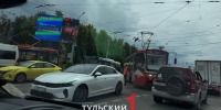 В Туле рядом с автовокзалом произошло ДТП с участием «Киа» и трамвая - ТК Первый Тульский