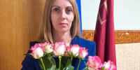 Мировой судья судебного участка №63 Пролетарского судебного района  (город Тула) Е.О. Сычева в торжественной обстановке приняла присягу - Пролетарский районный суд