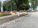 Благоустройство сквера Коммунаров в Туле завершат к началу сентября