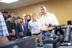 Делегация ЛДПР во главе с Леонидом Слуцким совершила рабочий визит в город Мариуполь