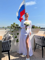 Пара из Новомосковска заключила брак на Всероссийском свадебном фестивале в Москве