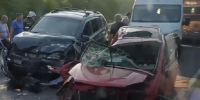 Два человека пострадали в тройном ДТП на въезде в Тулу - ТК Первый Тульский